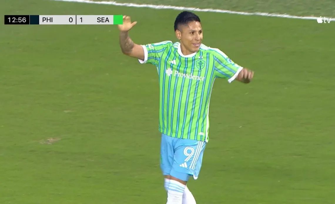 Incredible! Raul Ruidíaz Scores Stunning Midfield Goal Against Philadelphia!