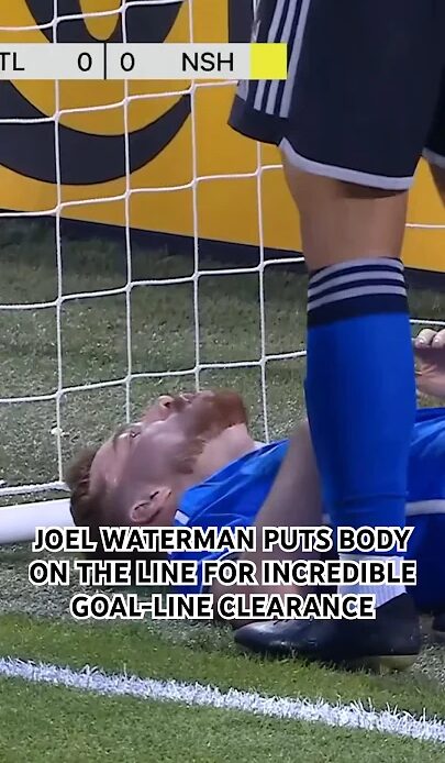 Joel Waterman RISKS Body To FOIL Nashville SC Attack With Goal-Line Clearance