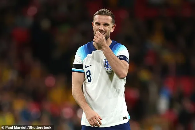 Jordan Henderson axed from England's squad for Euro 2024... with Liverpool's Curtis Jones set to receive his first senior Three Lions call-up