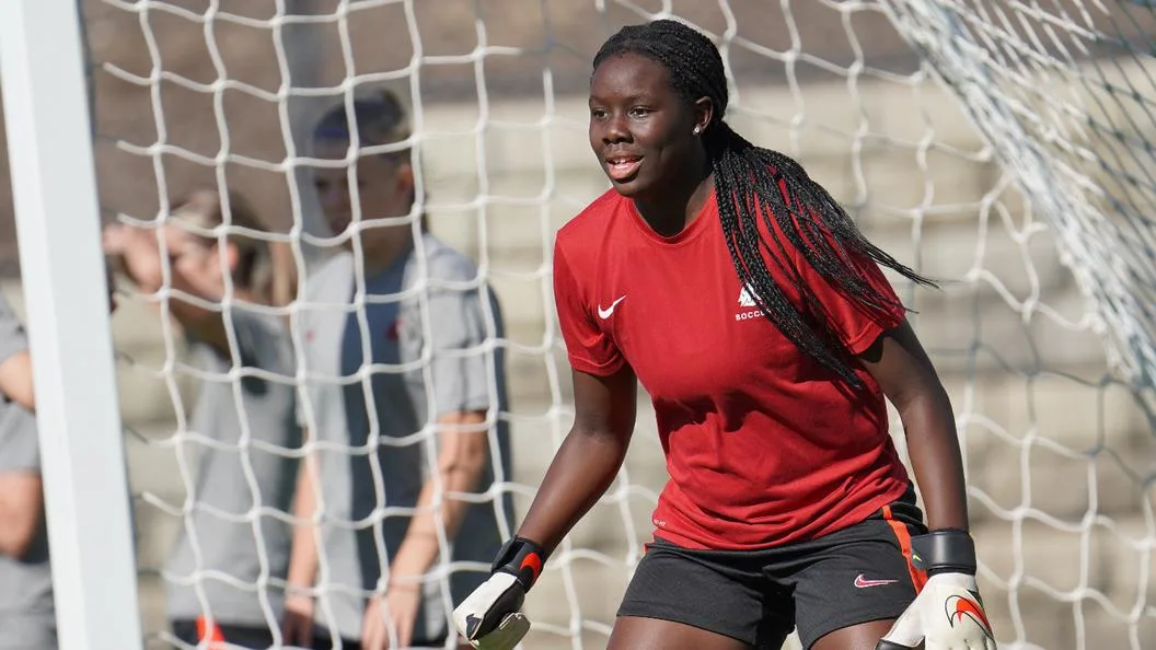 Liya Brooks with Jamaica for Friendlies in Brazil