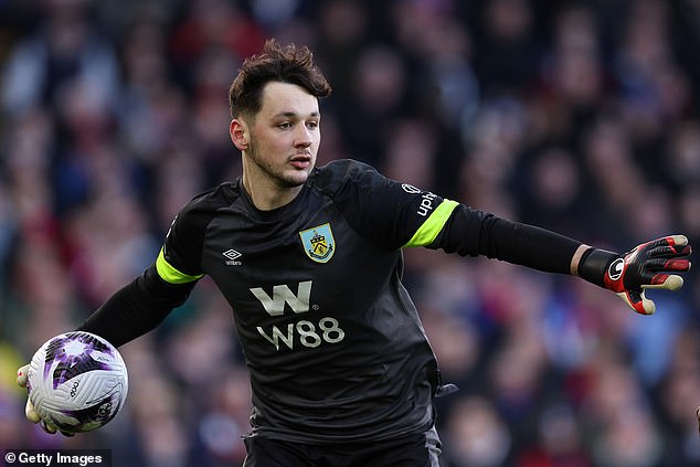James Trafford lost his place in the Burnley starting XI after a succession of high-profile errors