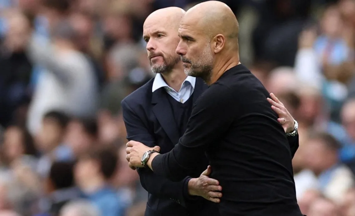 Pep Guardiola "completely agrees" with Erik ten Hag's reason for Manchester United's poor form