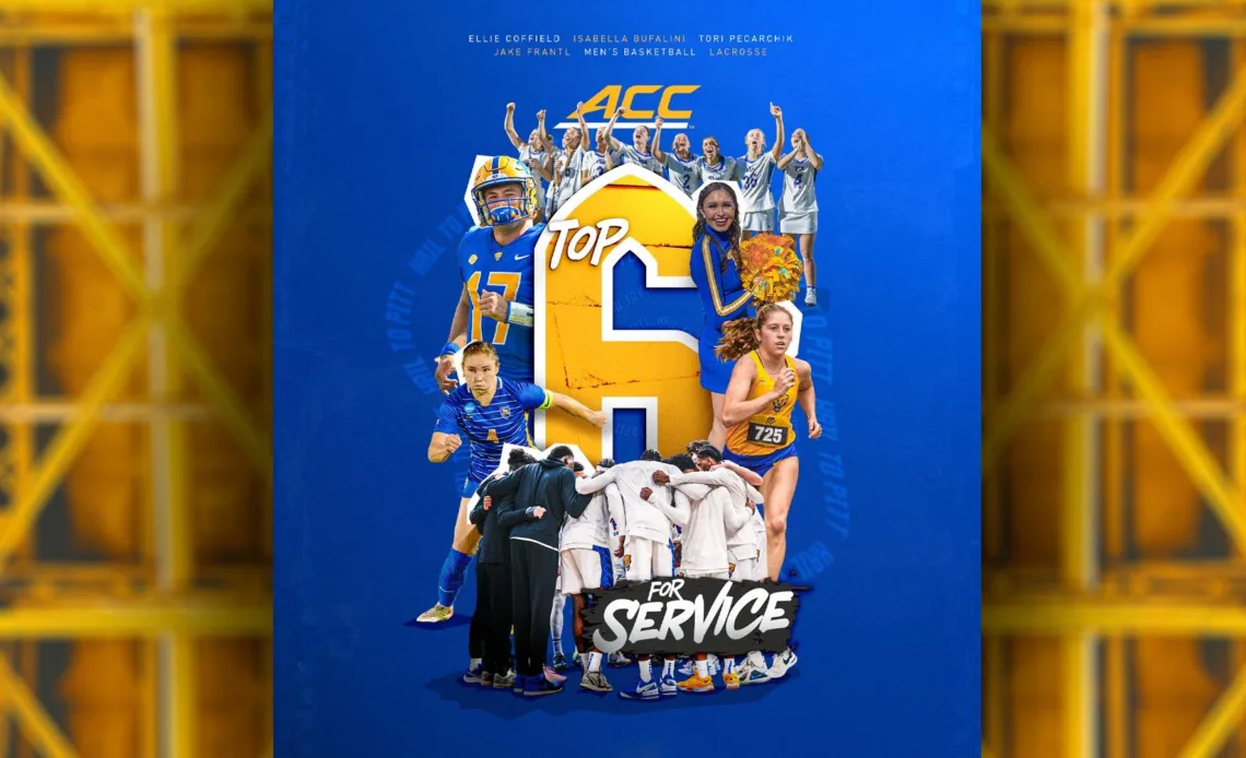 Pitt's Top Six for Service Recognized by ACC