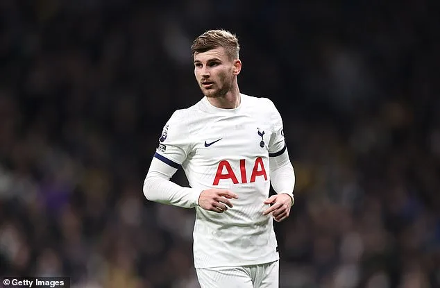 Tottenham have confirmed that they have extended Timo Werner's loan deal by one season