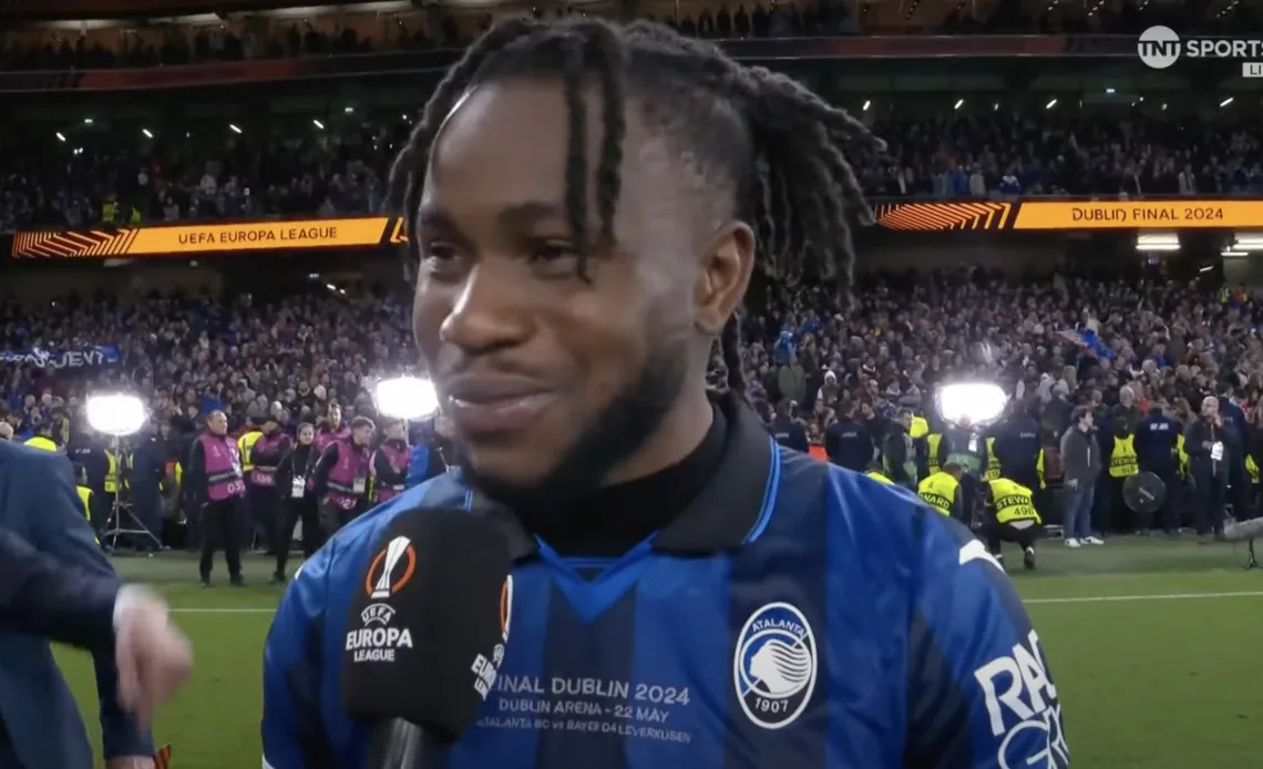 Video: "Best night of my life" - Ademola Lookman reacts to match winning Europa League final performance