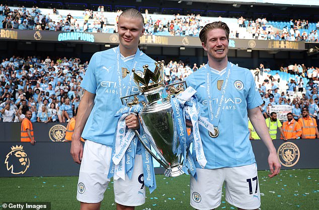 De Bruyne played a crucial part in Man City claiming their fourth consecutive league title