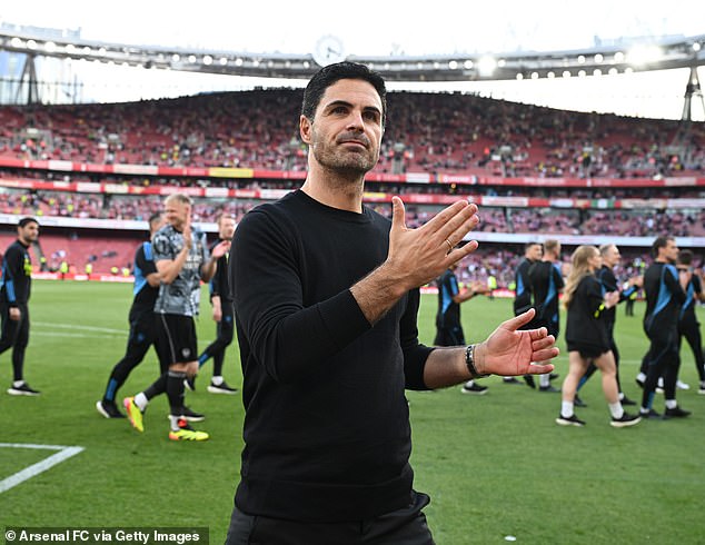 Gunners boss Mikel Arteta is reportedly 'in love with' the player after his impressive season