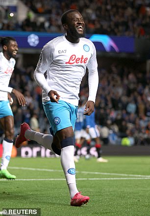 Ndombele played 40 times on loan at Napoli during their Serie A title winning season