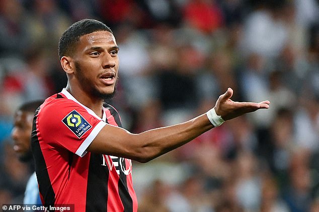 United are looking to sign a centre back and had looked to bring in Todibo (pictured) from Nice