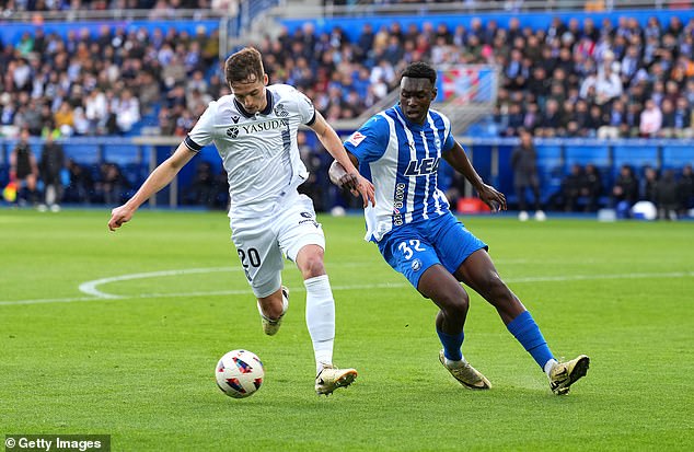 The 20-year-old joined Madrid last season and spent the year on loan with Alaves in LaLiga