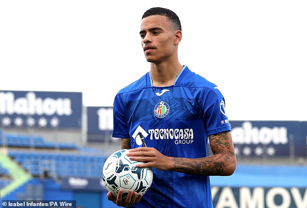 Greenwood spent last season on loan at Getafe but he is still under contract with Man United