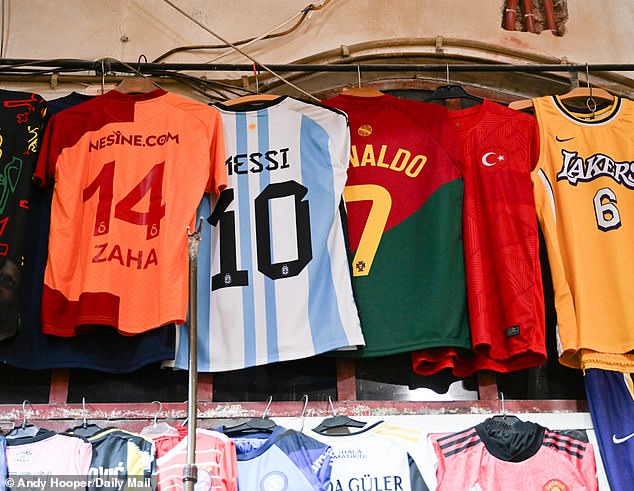 He is also a popular player at Galatasaray, with many 'Zaha 14' shirts sold across Istanbul