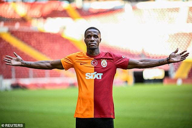 Winger Zaha only joined Galatasaray in July last year when he arrived from Crystal Palace