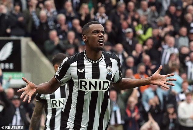 Alexander Isak enjoyed a superb season with 25 goals across all competitions for Newcastle
