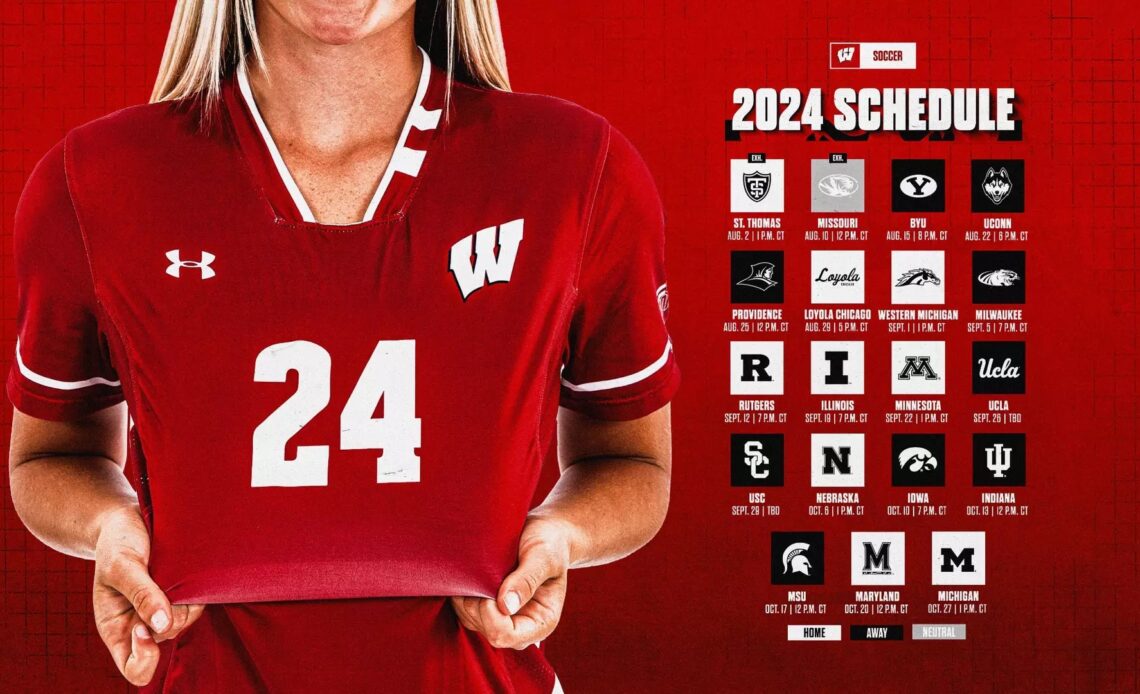 Badgers announce 2024 schedule | Wisconsin Badgers