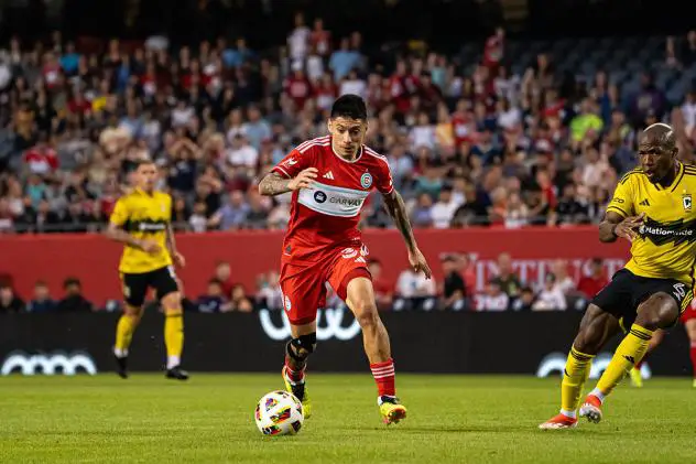 Chicago Fire FC midfielder Federico Navarro