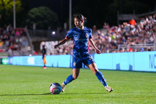 North Carolina Courage midfielder Manaka Matsukubo