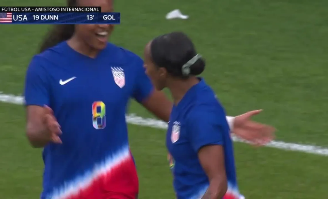 Gol de Crystal Dunn | USWNT vs. Corea del Sur | 4 de Junio, 2024