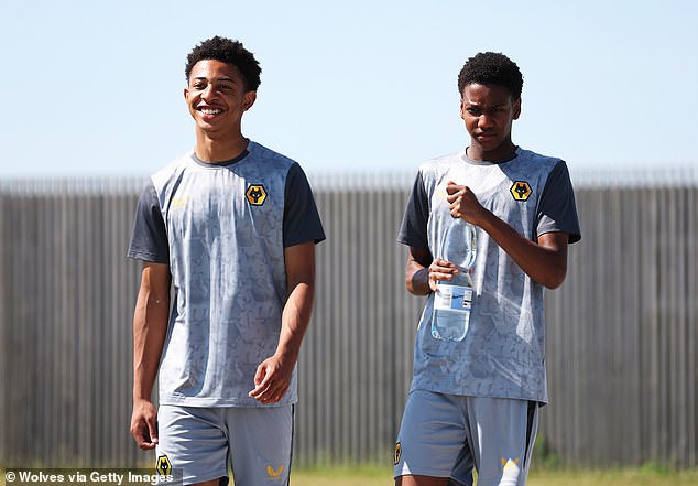 Alvin Ayman (right) is set to leave Wolves to join Liverpool this summer