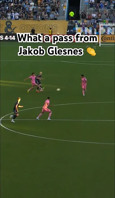 Mikael Uhre RIPS Jakob Glesnes perfect set up vs. Inter Miami