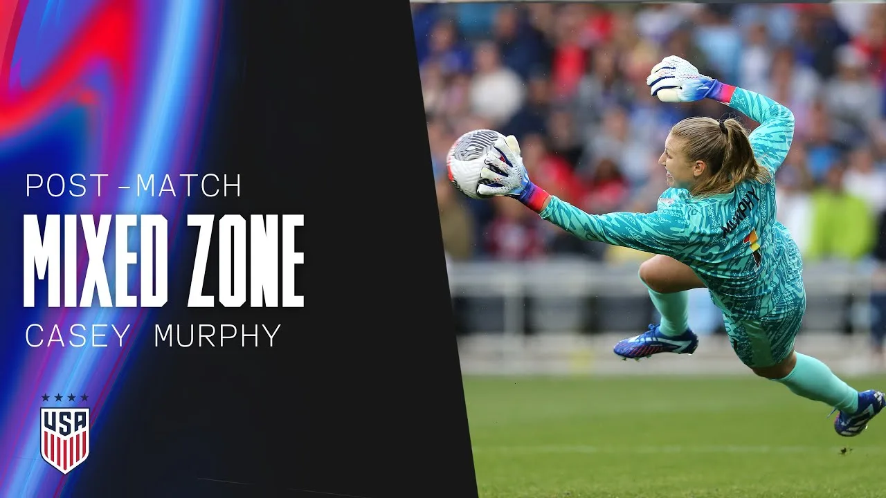 POST-MATCH MIXED ZONE: Casey Murphy | USWNT vs. Korea Republic | June 4, 2024