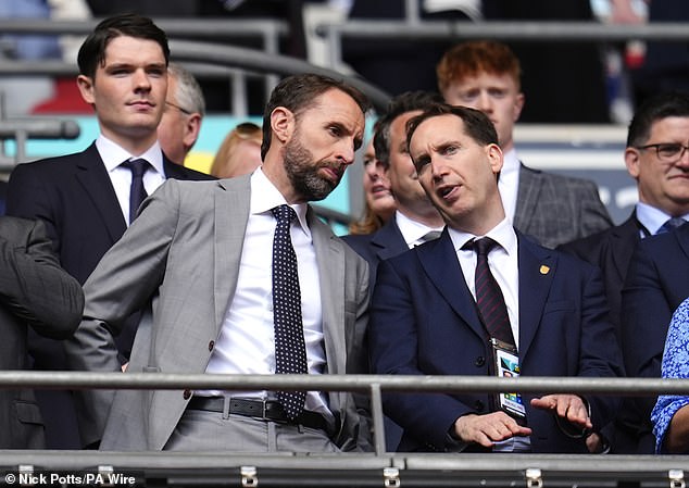 FA chief executive Mark Bullingham, right, insists the organisation has a succession plan