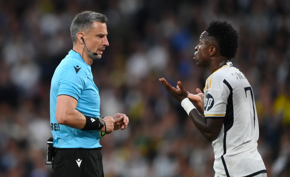 Vinicius Junior lucky to avoid red card after UCL final dive