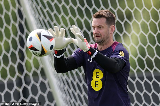 Although not a member of the squad, Heaton has been training with England at Euro 2024