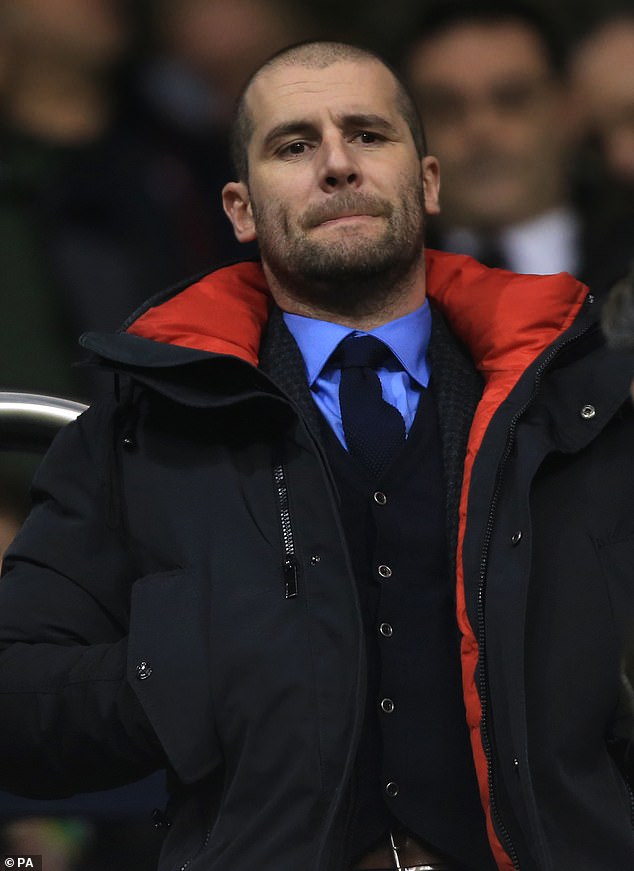 Mitchell pictured in 2014 when he was Tottenham Hotspur's head of recruitment and analysis