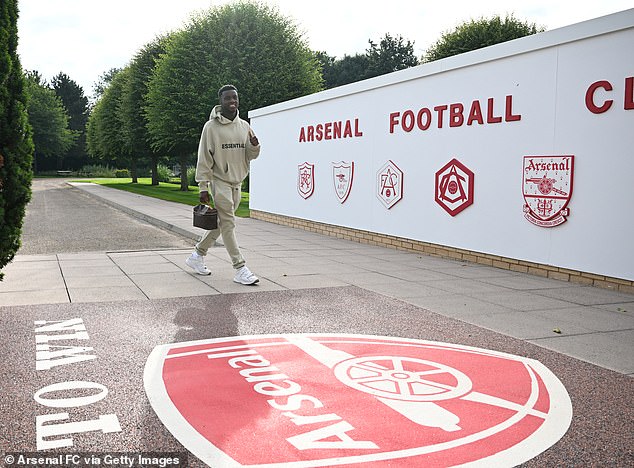 Nketiah could be set to leave Arsenal this summer, with French side Marseille keen to sign him