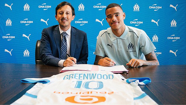 The French club have signed Greenwood, 22, from Man United for £27m plus £3.2m in add-ons