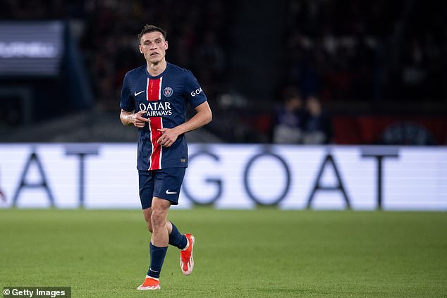 Ugarte played in 37 matches for PSG last season following his summer arrival from Sporting