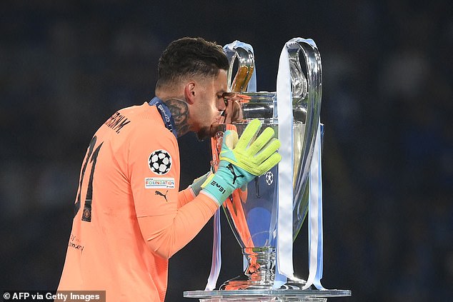 Ederson has been a Man City player since 2017 and has won 17 trophies with the English club