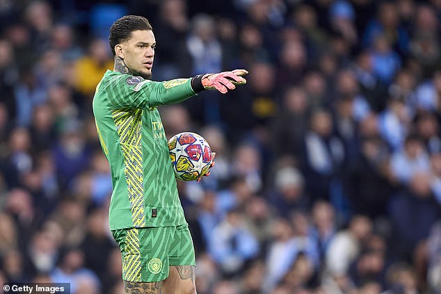 Ederson, who joined City from Benfica in Portugal, has played 332 matches for his current club