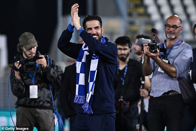 Cesc Fabregas was confirmed as Como's new manager after the club's promotion to Serie A