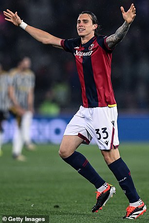 The versatile defender played 30 times in Serie A last year, scoring two goals and recording five assists