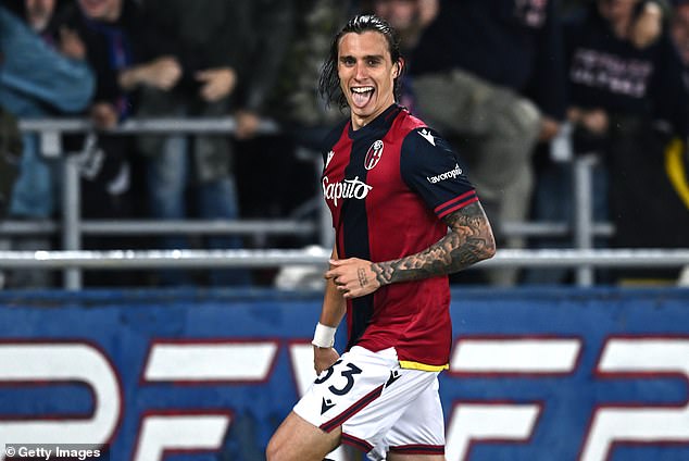 Riccardo Calafiori has not been included in Bologna's squad for their pre-season camp