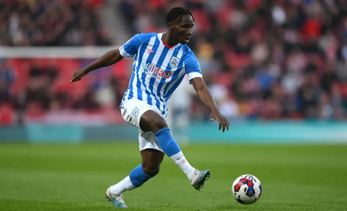 Brahima Diarra in action for Huddersfield.