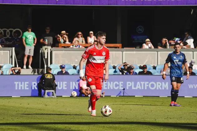 Chicago Fire FC's Brian Gutiérrez in action