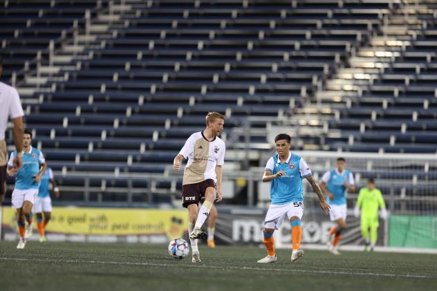 Detroit City FC with possession vs. Miami FC