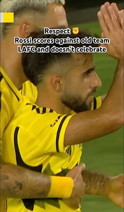 Diego Rossi class act after scoring a goal for @ColumbusCrew against his former team