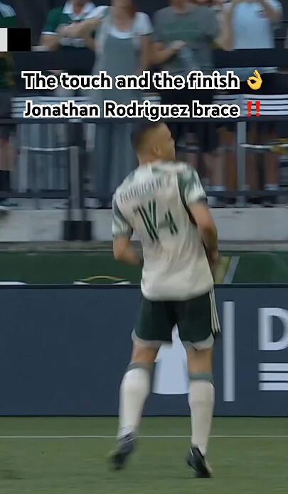 Jonathan Rodriguez TWO GOALS and an assist in 1st half for @TimbersFC