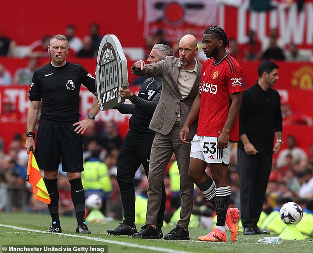 The 19-year-old made his last appearance for the club in the 1-0 defeat by Arsenal in May