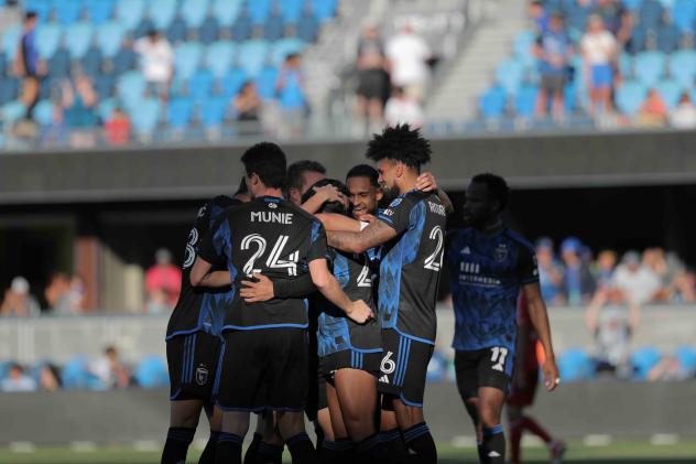 San Jose Earthquakes celebrate win