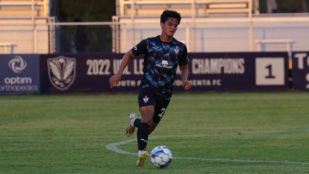 South Georgia Tormenta FC's Philip Spengler in action