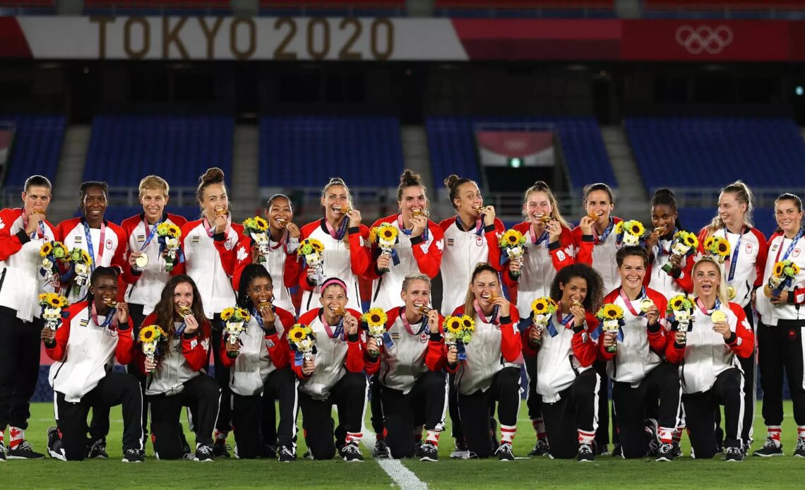 2020 Olympic Gold medal Canada soccer team