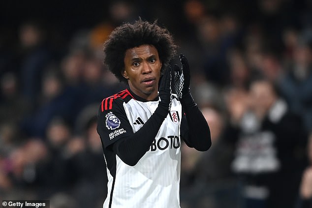 Willian has rejected a contract offer from Fulham as he considers his options