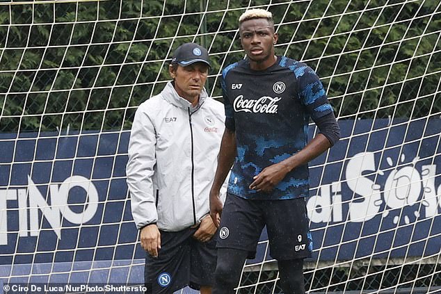 Osimhen has not featured in pre-season under new Napoli boss Antonio Conte