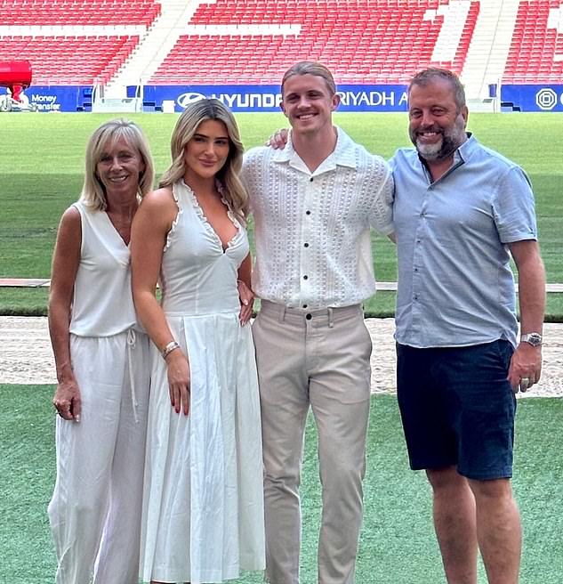 Gallagher and his family have spent the last few days in Spain awaiting confirmation of move