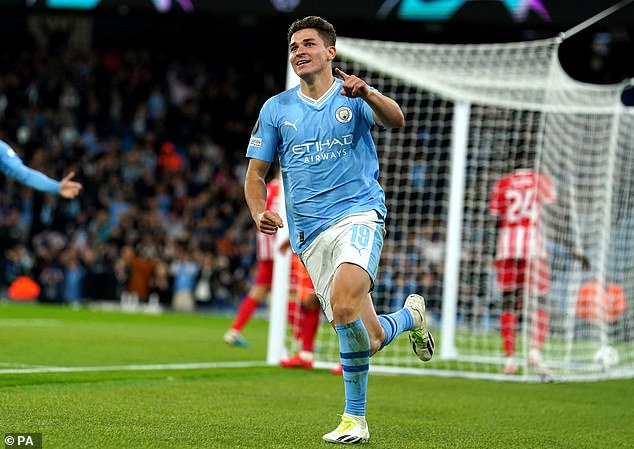 Atletico Madrid have opened talks with Manchester City over Julian Alvarez